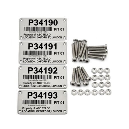 Pit Security Locking Screws & Washers (Pack of 20)